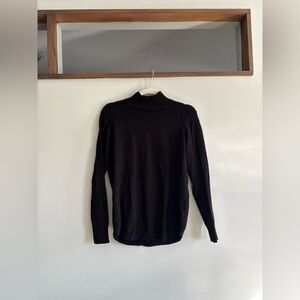 Elle Men's Black Turtleneck Sweater